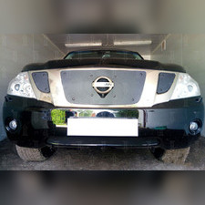 Защита радиатора нижняя Nissan Patrol 2010-2013 PREMIUM зимний пакет