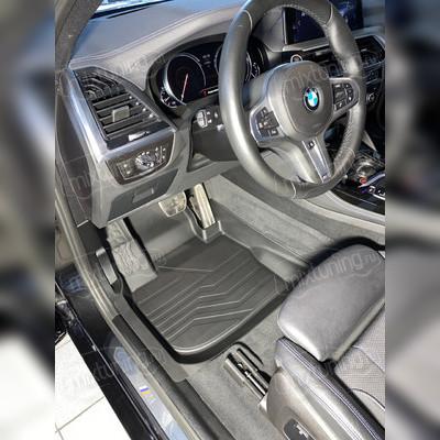 Ковры салона BMW X4 (G02) 2018-нв "3D Lux" (комплект), аналог ковров WeatherTech(США)