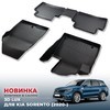 Ковры салона Kia Sorento 2020-нв "3D Lux" (комплект), аналог ковров WeatherTech(США)