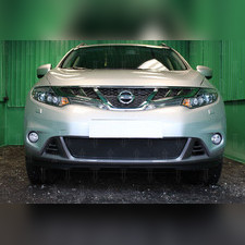 Защита радиатора Nissan Murano Z51 (рестайлинг) 2010-2015 PREMIUM зимний пакет