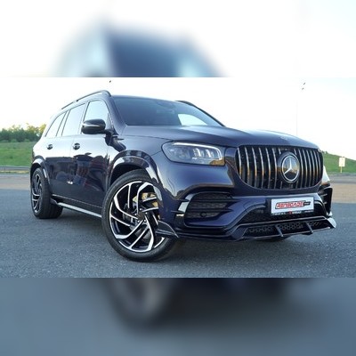 Решетка радиатора Mercedes GLS (X 167) GT дизайн хром