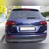 Накладка над номером на крышку багажника (нержавеющая сталь) Volkswagen Tiguan 2016-2022