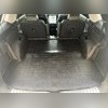 Коврик в багажник (черный) для Hyundai Palisade (2020) (7 мест сложенный 3-й ряд)