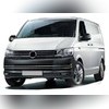 Накладки на передний бампер VW Transporter T6 2015-2020