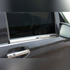 Нижние молдинги стекол Mercedes Vito 2014-нв, 8 шт (для авто с 1-й сдвижной дв. L1)