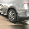 Брызговики Mercedes-Benz GLC-class X253 2015-2019 для авто с порогами, под AMG пакет (OEM)