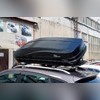 Бокс на крышу аэродинамический, черный "Altai" (одностороннее открытие,габариты 185х82х40 см) 390 л