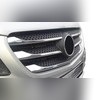 Накладки на решетку радиатора Mercedes Vito W447 5 частей (нержавеющая сталь)