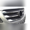Накладки на решетку радиатора Mercedes Vito W447 5 частей (нержавеющая сталь)