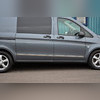 Молдинги на двери Mercedes Vito (W447) 2014+(1 сдвижная дверь, L1/L2) (нержавеющая сталь)