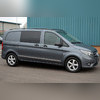Молдинги на двери Mercedes Vito (W447) 2014+(1 сдвижная дверь, L1/L2) (нержавеющая сталь)
