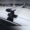 Багажник на крышу с прямоугольными поперечинами Daewoo Gentra 2013-нв Седан, модель "Аэро"