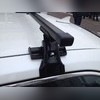 Багажник на крышу с прямоугольными поперечинами Toyota Corolla X 2007-2013 (гладкая крыша)