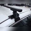 Багажник на крышу с прямоугольными поперечинами Toyota Corolla X 2007-2013 (гладкая крыша)