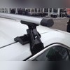 Багажник на крышу с аэродинамическими поперечинами Toyota Corolla X 2007-2013 "Аэро" (гладкая крыша)