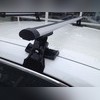 Багажник на крышу с аэродинамическими поперечинами Toyota Corolla X 2007-2013 "Аэро" (гладкая крыша)