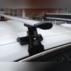 Багажник на крышу с аэродинамическими поперечинами Toyota Corolla X 2007-2013 "Крыло" (глад. крыша)