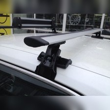 Багажник на крышу с прямоугольными поперечинами Kia Opirus 2011-2015 Седан, модель "Крыло"