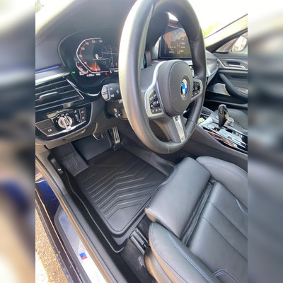 Ковры салона передние BMW 5 2016-нв G30/G31 "3D Lux", аналог ковров WeatherTech(США)