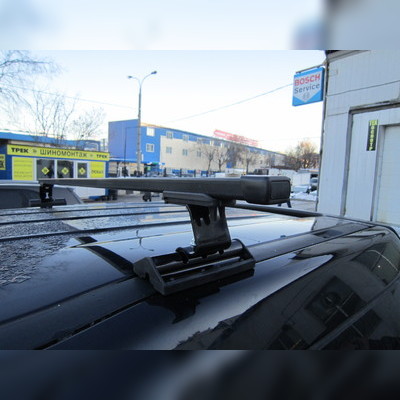 Багажник на крышу с прямоугольными поперечинами Ford Tourneo Connect 2014-нв (в штатные места)