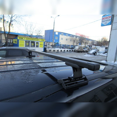Багажник на крышу с прямоугольными поперечинами Ford Tourneo Custom 2014-нв (в штатные места)