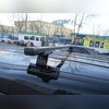 Багажник на крышу с прямоугольными поперечинами Mercedes-Benz C-class 2011-2015 (в штатные места)