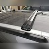 Багажник аэродинамический на рейлинги с замком, Toyota Auris 2012-2018, "Air 1 SILVER"