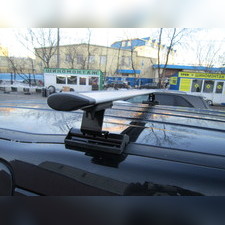 Багажник на крышу с аэродинамическими поперечинами Opel Combo 2012-нв "Крыло" (в штатные места)