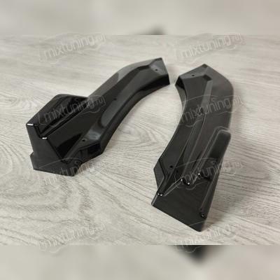 Элероны на задний бампер BMW 1 Series F20 2015-2018 (чёрный глянец)