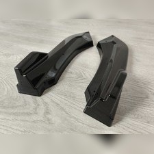 Элероны на задний бампер BMW 1 Series F20 2015-2018 (чёрный глянец)