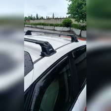 Багажник аэродинамический на крышу Fiat Scudo 2007 - 2016, "Air 3 Black"
