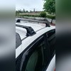 Багажник аэродинамический на крышу Ford Kuga 2012-2019, "Air 3 Black"