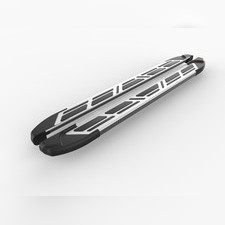 Пороги, подножки, ступени NISSAN PATHFINDER 2012-н.в., модель "Corund Silver"