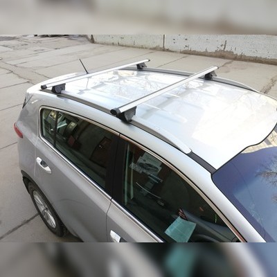 Багажник на интегрированные рейлинги "Integra Аэро" BMW X1 2009-2015 Кроссовер