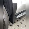 Брызговики передние Mercedes GLS 2015-2019 (X166) под пороги без расширителей (OEM)