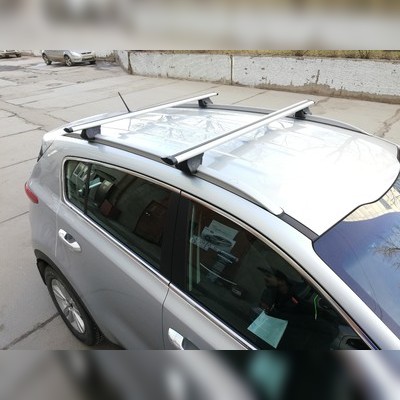 Багажник на интегрированные рейлинги "Integra Крыло" Ford Edge 2015-2018 Кроссовер