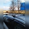 Аэродинамические поперечины на рейлинги Hyundai Santa Fe 2000-2012 Кроссовер "Favorit Крыло"