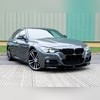Элероны на пороги BMW 3 Series 2005-2013 E90/E92/E93 (MP Style) чёрный глянец
