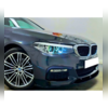 Сплиттер, диффузор, юбка переднего бампера BMW 5 Series G30 2018-2020 ( MP Style 2 части) чёрный