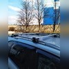 Аэродинамические поперечины на рейлинги Kia Carnival 1998-2001 Минивен "Favorit Аэро с замком"