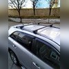 Прямоугольные поперечины на рейлинги Kia Carnival 2002-2005 Минивен "Favorit"