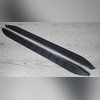 Пороги, подножки, ступени Chery Tiggo 8 PRO 2021+ (чёрные)