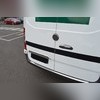 Накладка на задний бампер Mercedes-Benz Sprinter W907 2018+ (нержавеющая сталь)