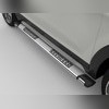 Пороги, подножки, ступени PEUGEOT 4008 2012-2017, модель "Emerald Silver"