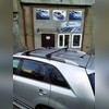 Прямоугольные поперечины на рейлингиMitsubishi Outlander 2002-2008 Кроссовер "Favorit"