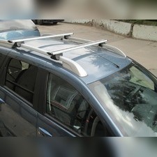 Аэродинамические поперечины на рейлинги Mitsubishi Outlander 2002-2008 Кроссовер "Favorit Крыло"