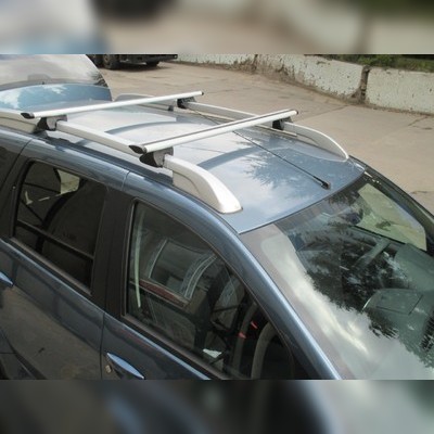 Аэродинамические поперечины на рейлинги Mitsubishi Outlander 2002-2008 Кроссовер "Favorit Крыло"