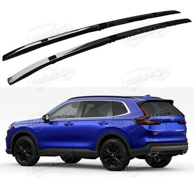 Рейлинги интегрированные Honda CR-V VI 2023+ (чёрные) ABS пластик