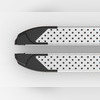 Пороги, подножки, ступени NISSAN NAVARA 2014-н.в., модель "Sapphire Silver"