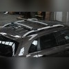 Поперечины на рейлинги аэродинамические с замком Audi A6 allroad универсал 2010-2020 Diamond SILVER